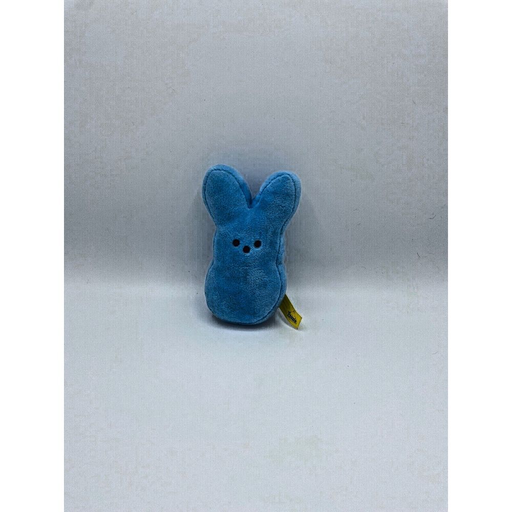 Peeps 6" Bunny Rabbit Plush Dandee Just‎ Born Blue Easter Candy Basket